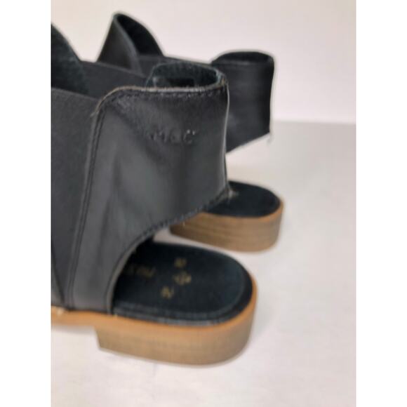 Musse & Cloud Black Open-Toe Flats - Picture 5 of 15